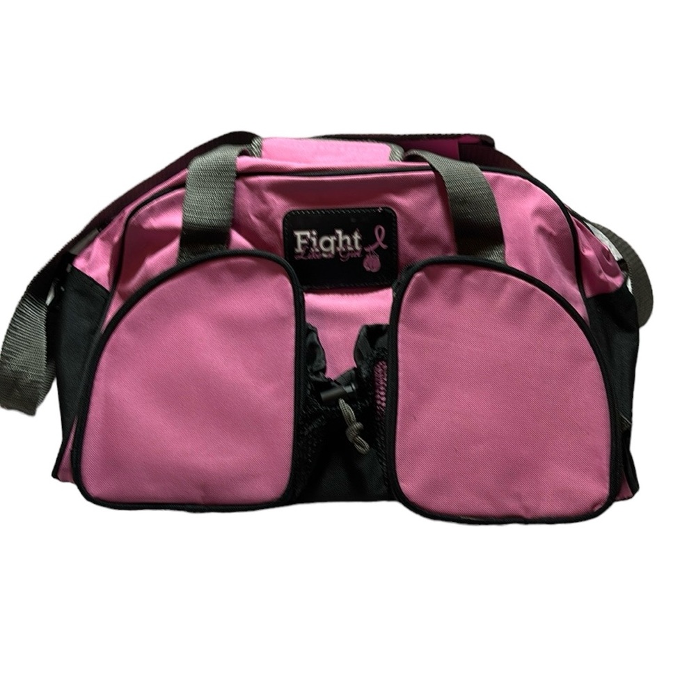 Fight Like A Girl Breast Cancer Awareness Gym Bag Overnight Bag